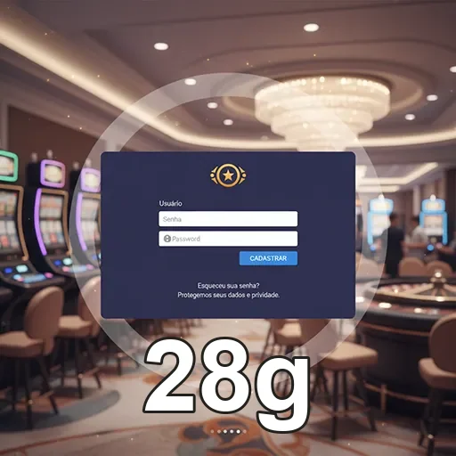 Login rápido no mobile da 28g com tela segura