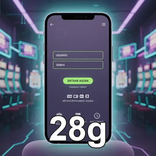 Interface simples de Pix para pagar e sacar na 28g