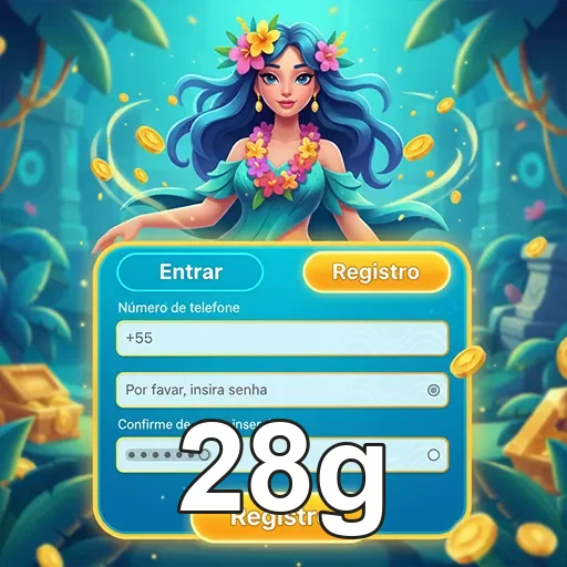 Tela da plataforma 28g abrindo rápido no celular